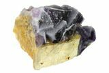 Druzy Quartz Encrusted Cubic Fluorite Crystal Cluster - China #160738-1